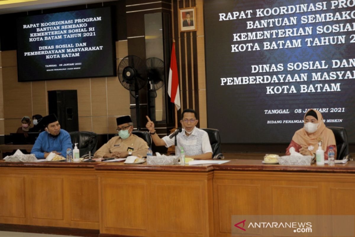 Bantuan Kemensos di Batam untuk 21.293 keluarga tak mampu