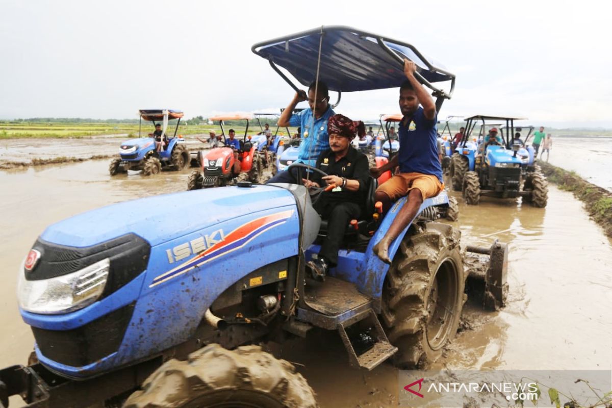 Mentan beri bantuan alsintan di "food estate "Sumba Tengah