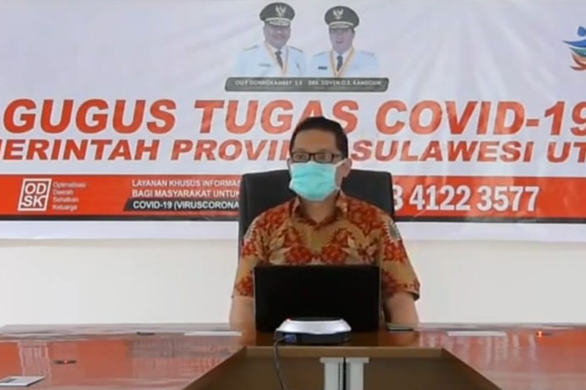 Sebanyak 7.490 pasien positif COVID-19 di Sulut dinyatakan sembuh