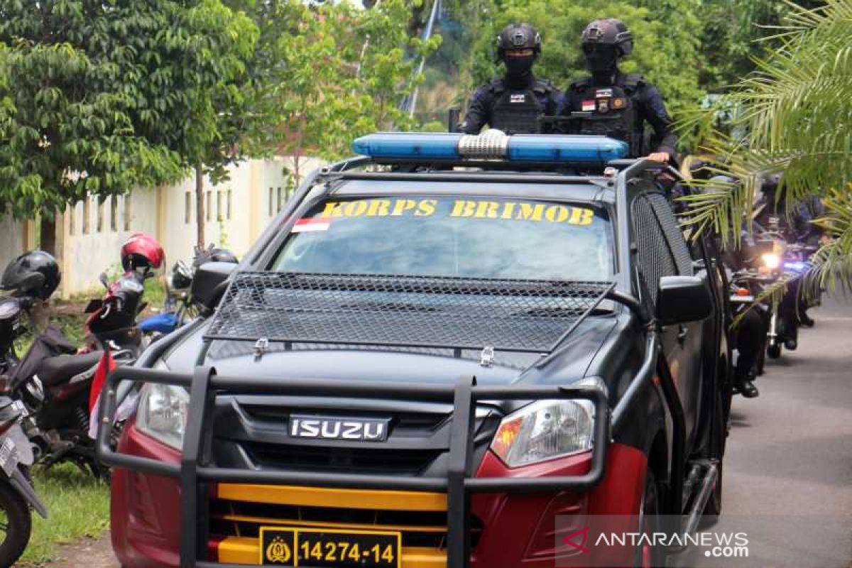 Tim gabungan patroli yustisi di kawasan Ponpes Ngruki