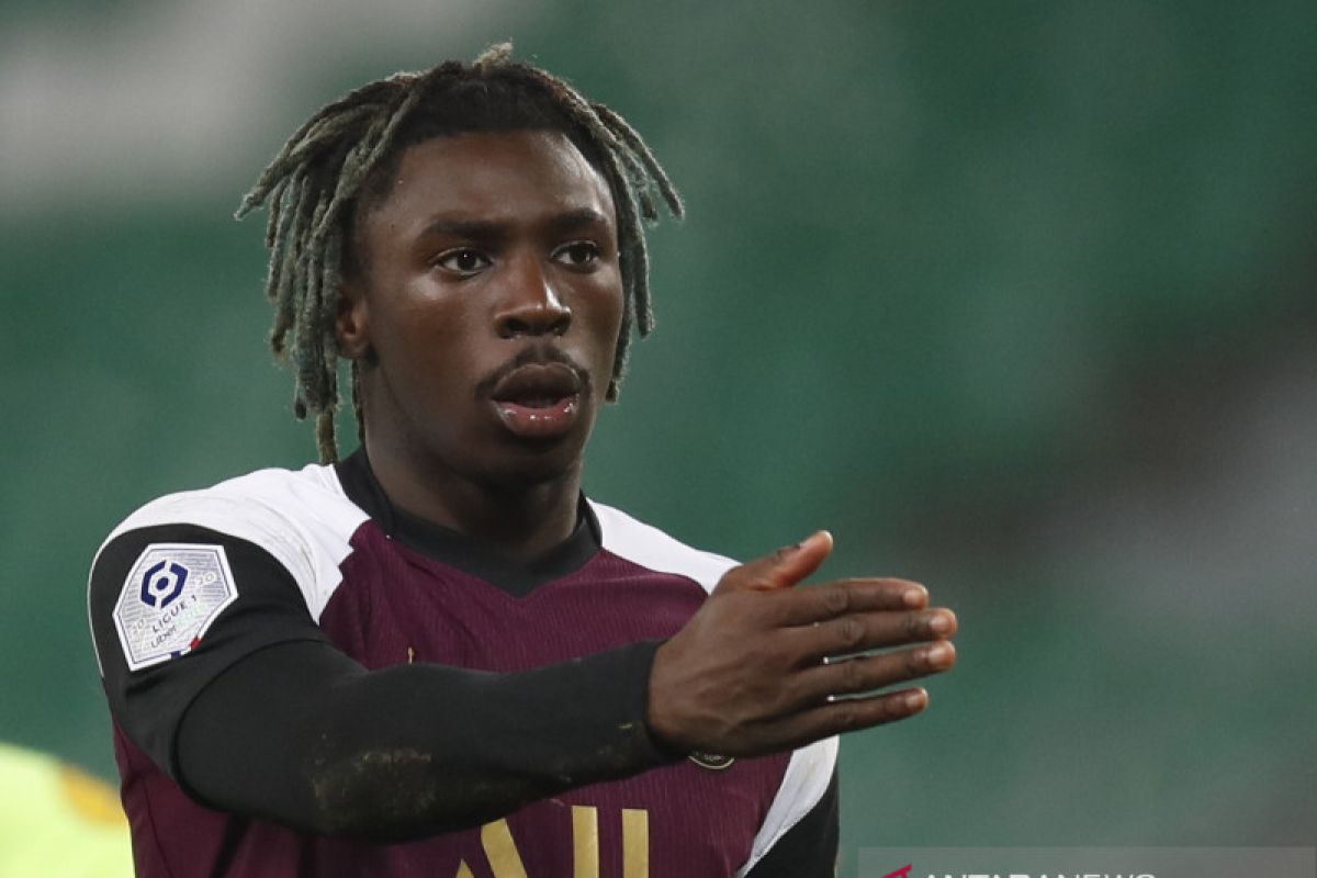 Everton siap melepaskan Moise Kean ke PSG