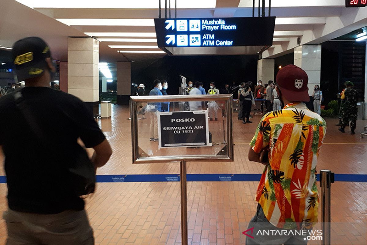 Posko Sriwijaya Air di Soekarno-Hatta terbatas untuk umum