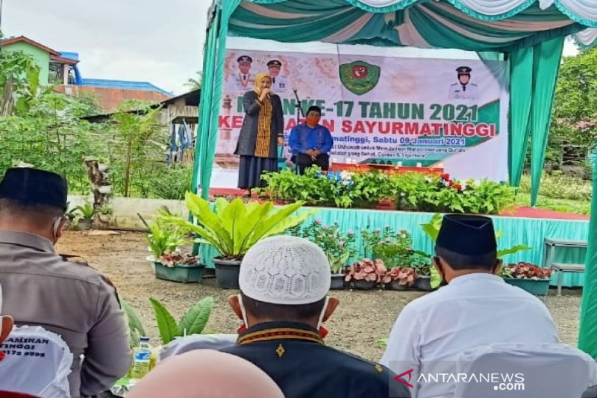 Sayur Matinggi selenggarakan MTQ ke-17 perhatikan protokol kesehatan