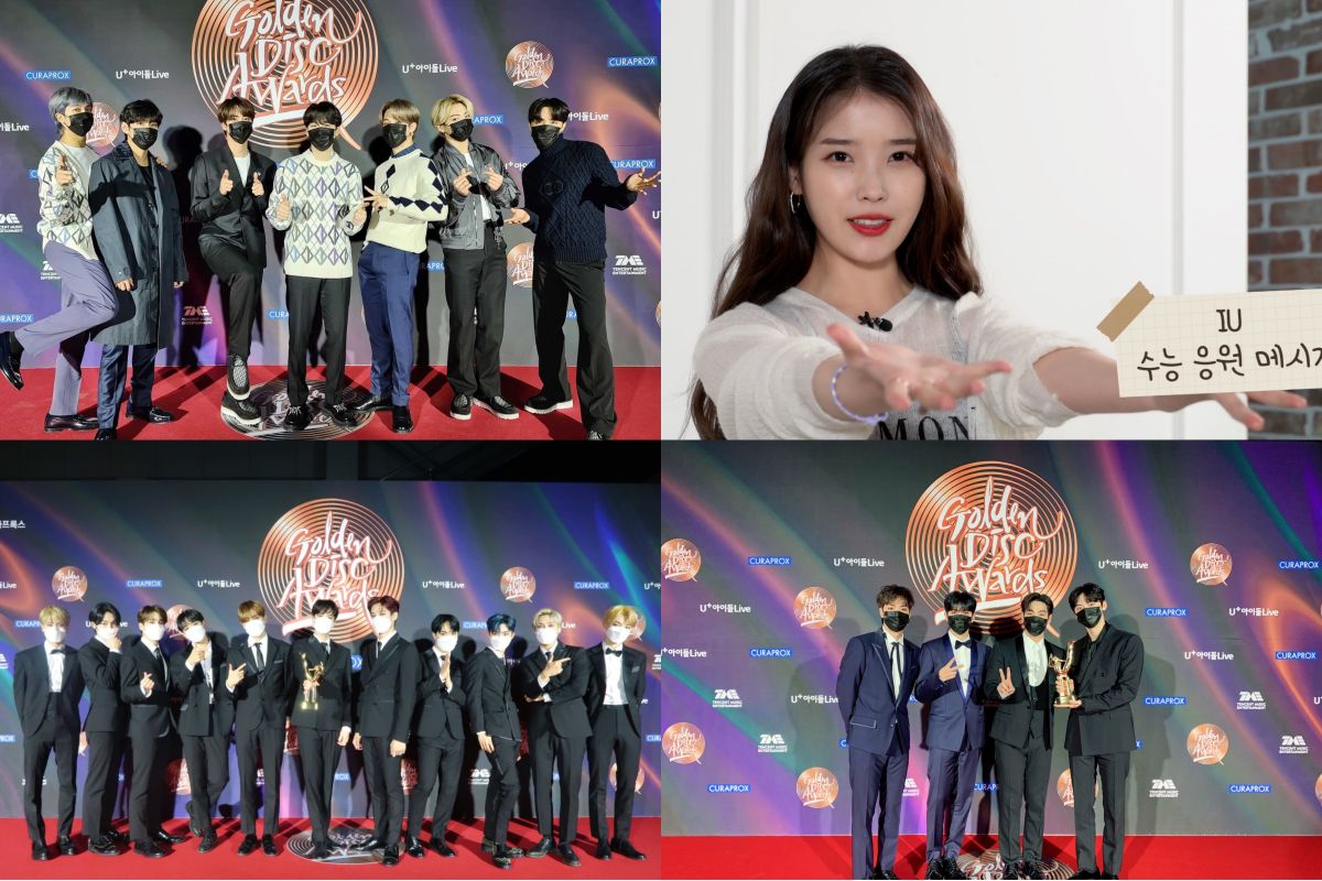 Para pemenang Golden Disc Awards hari pertama