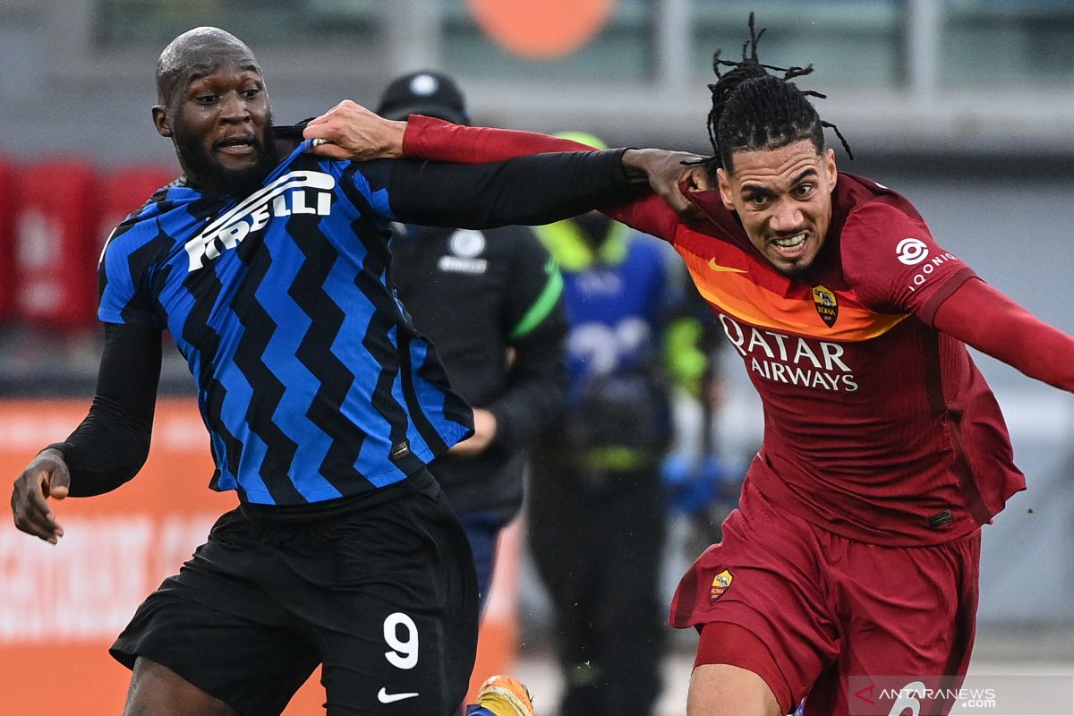 AS Roma lawan Inter Milan berakhir  sama kuat 2-2