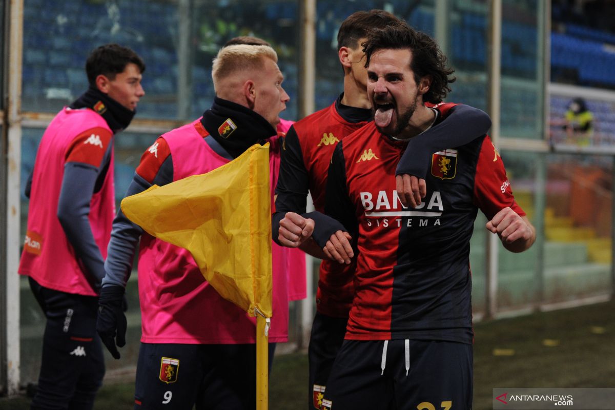 Genoa tinggalkan zona merah setelah menundukkan Bologna