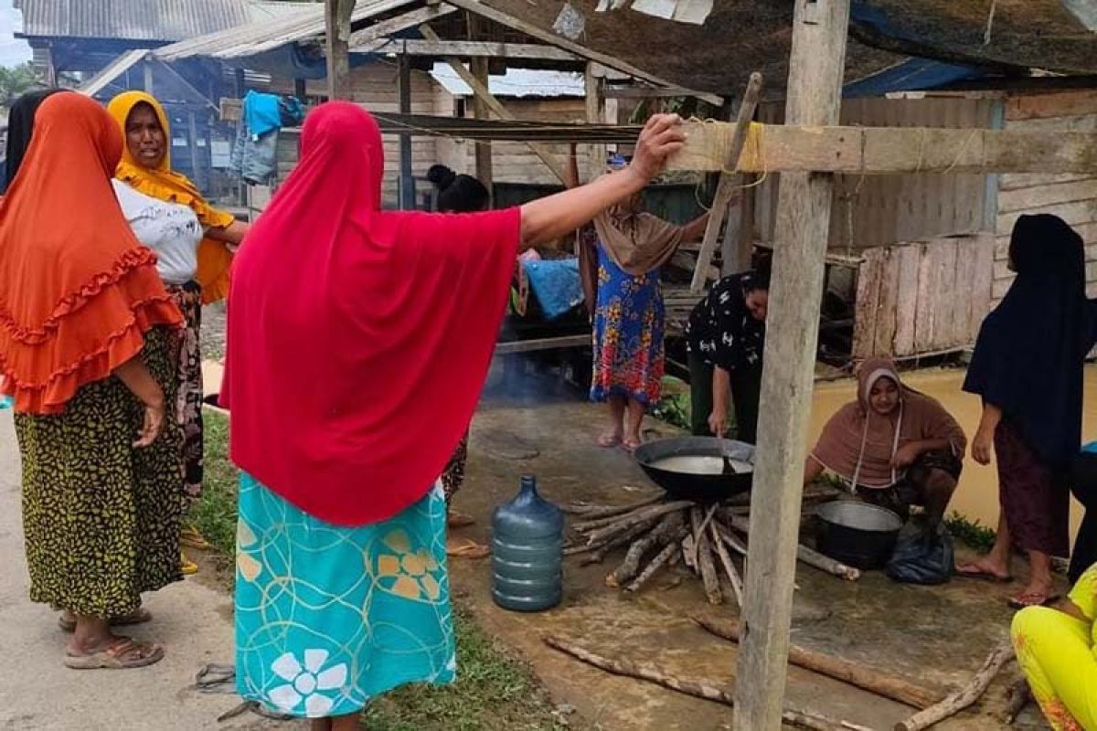 Puluhan rumah masih terendam banjir di Aceh Timur