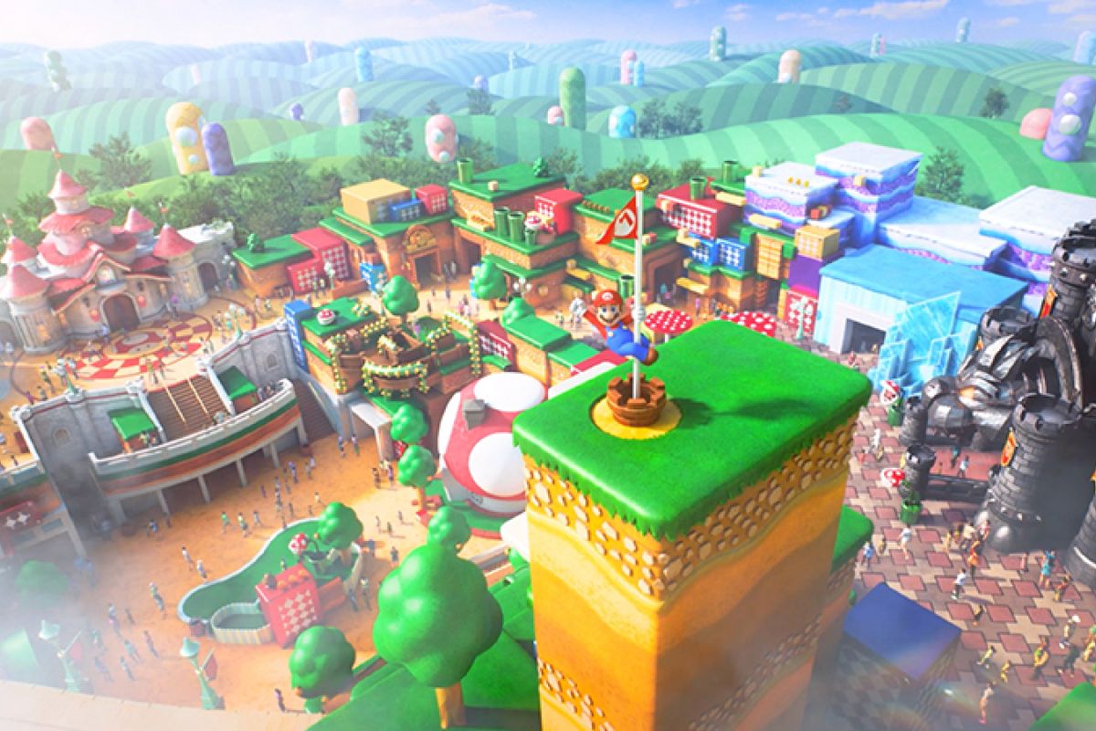 Jalan-jalan virtual ke Super Nintendo World Jepang