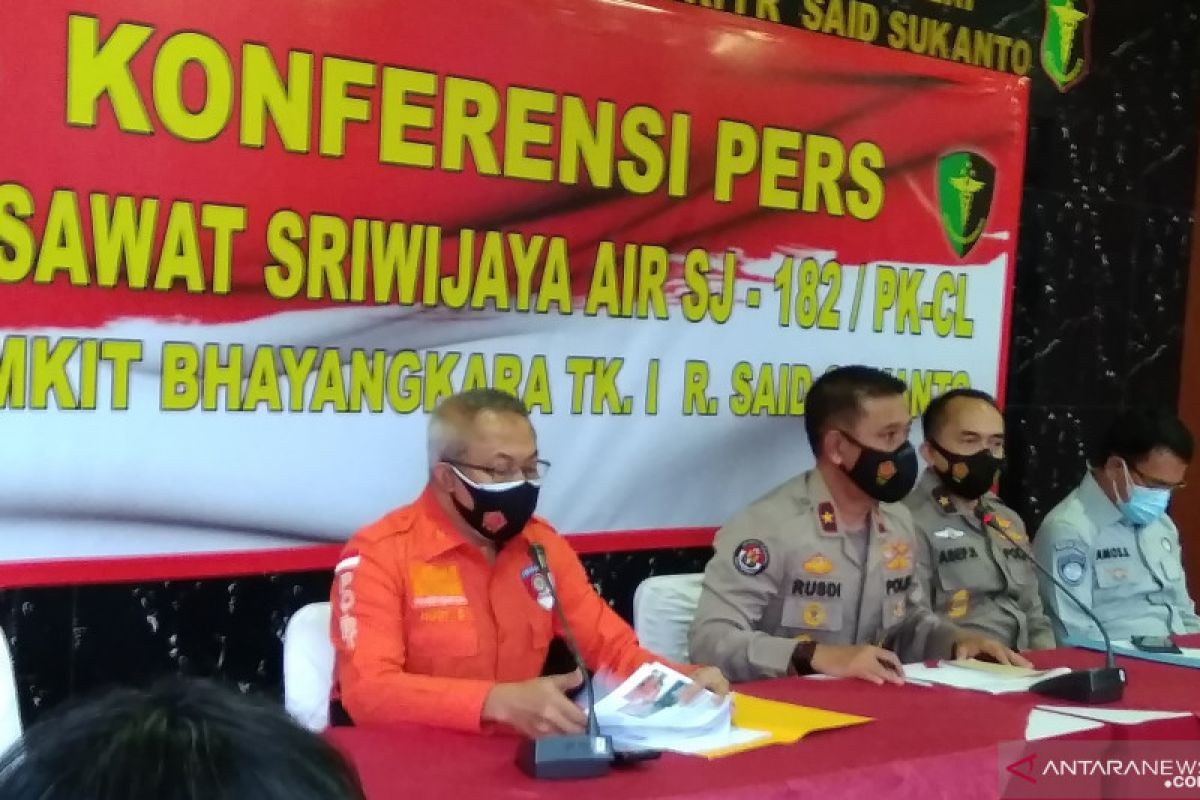 RS Polri terima 53 sampel DNA keluarga korban kecelakaan Sriwijaya Air SJ 182