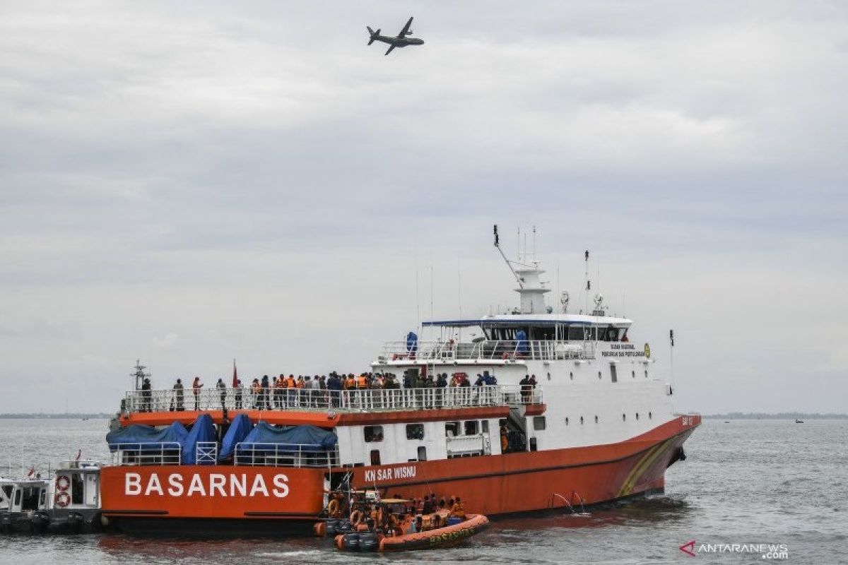 Basarnas kerahkan 53 unit kapal untuk cari pesawat Sriwijaya Air SJ 128