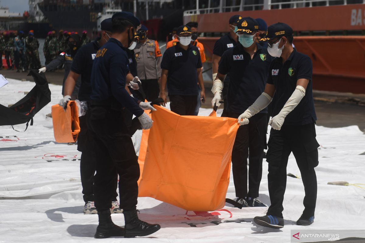 Basarnas temukan 10 kantong potongan tubuh penumpang dan pesawat
