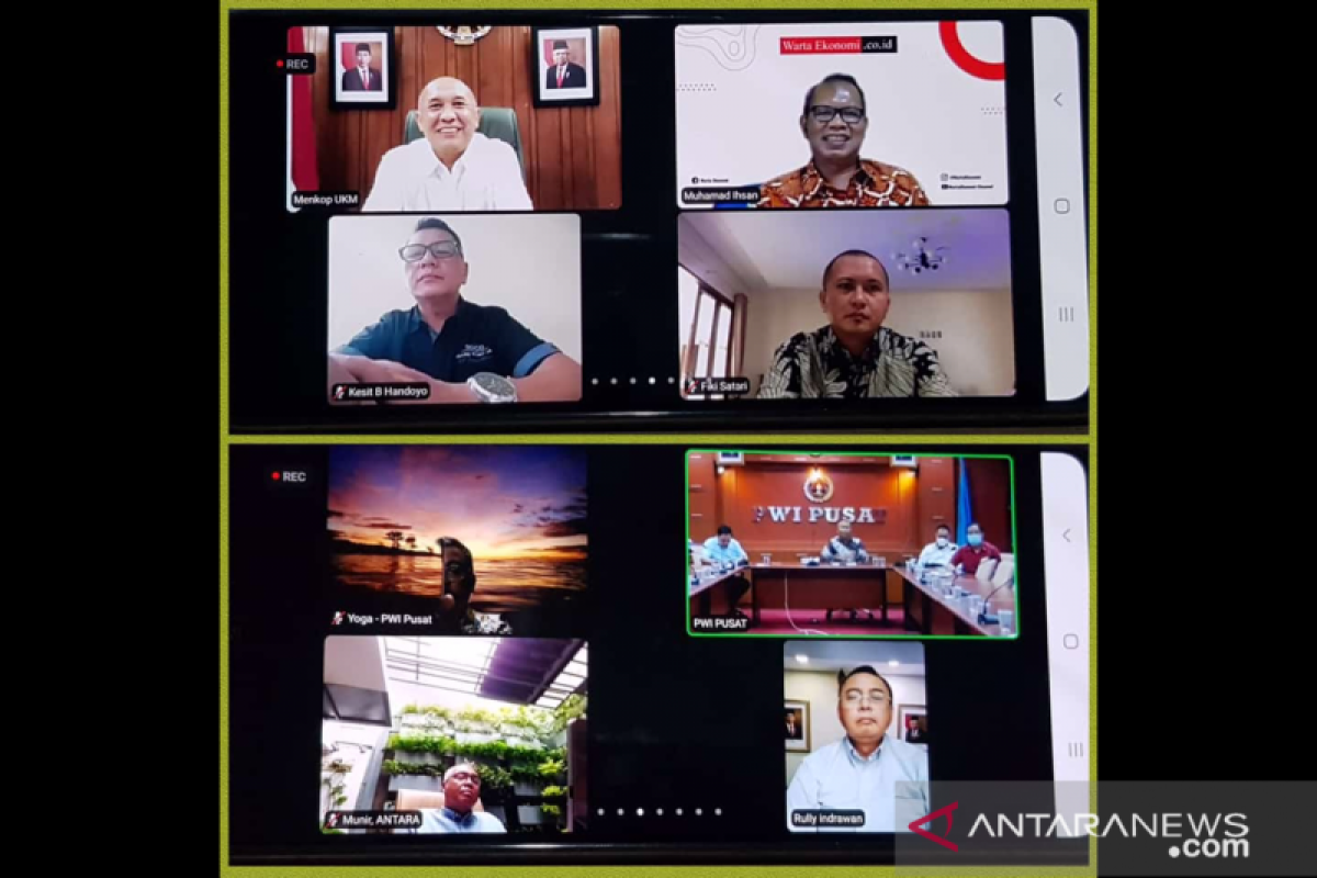 Ketua MPR dan Menkop UKM dukung HPN 2021 dilaksanakan secara virtual