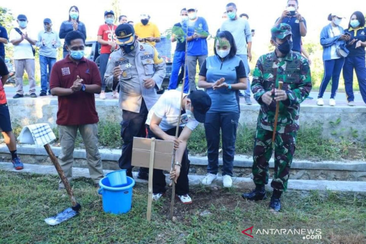 Pemkab Mabar tanam 5.000 anakan pohon percantik Labuan Bajo