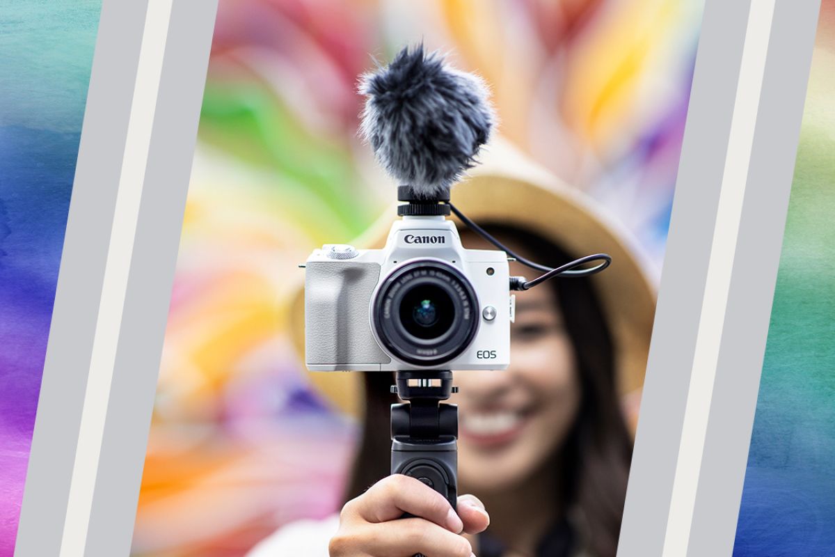 Canon EOS M50 Mark II,  kamera mirrorless praktis hasilkan foto dan video berkualitas