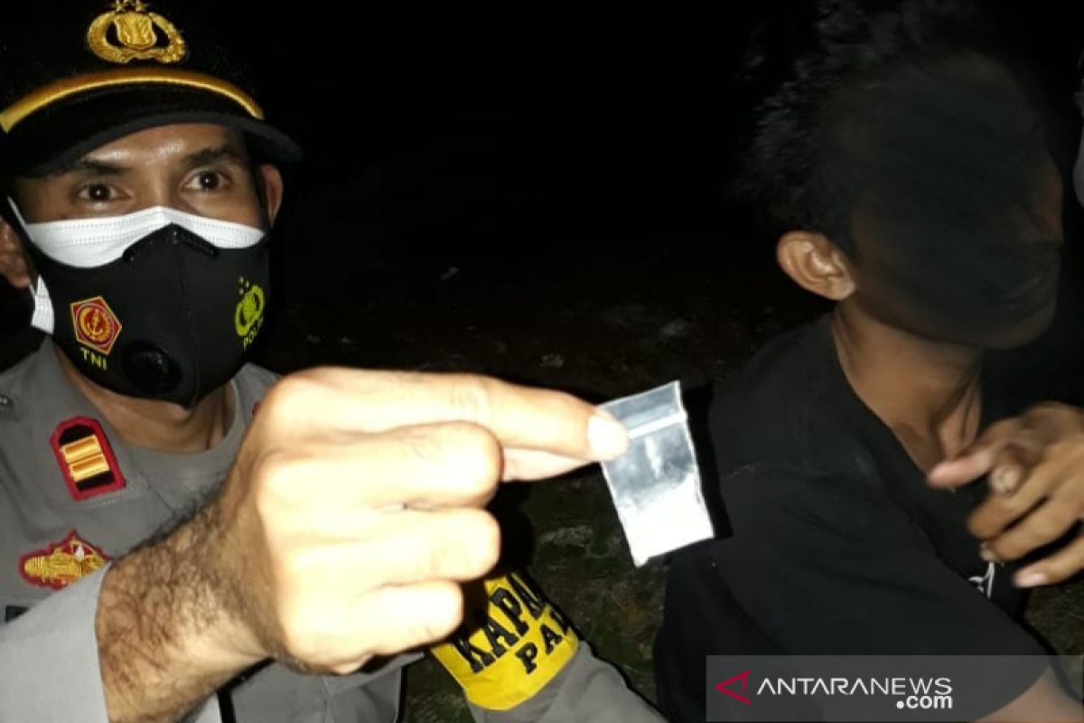 Polisi tangkap pengendara motor bawa sabu di Palu