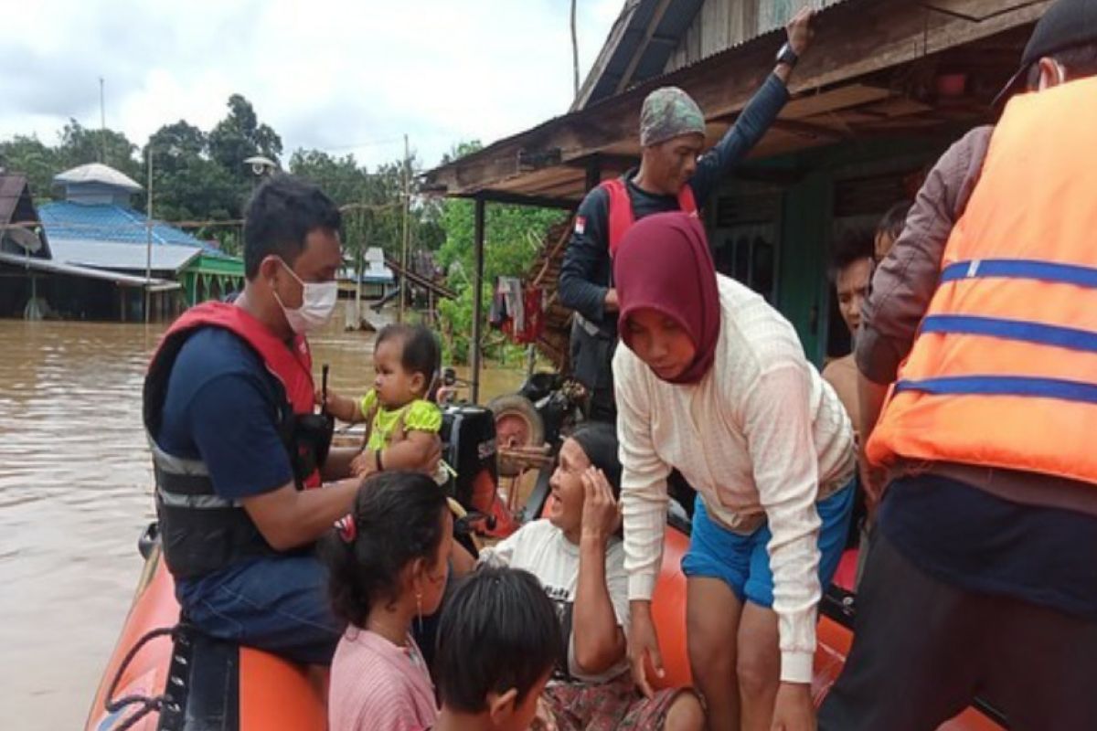 Sebagian wilayah di Kalsel dikepung banjir