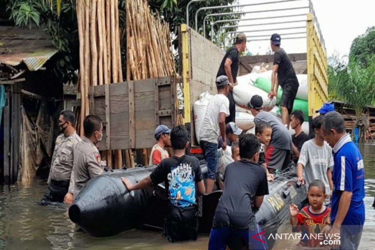 Polres Tala dirikan dapur umum untuk korban banjir