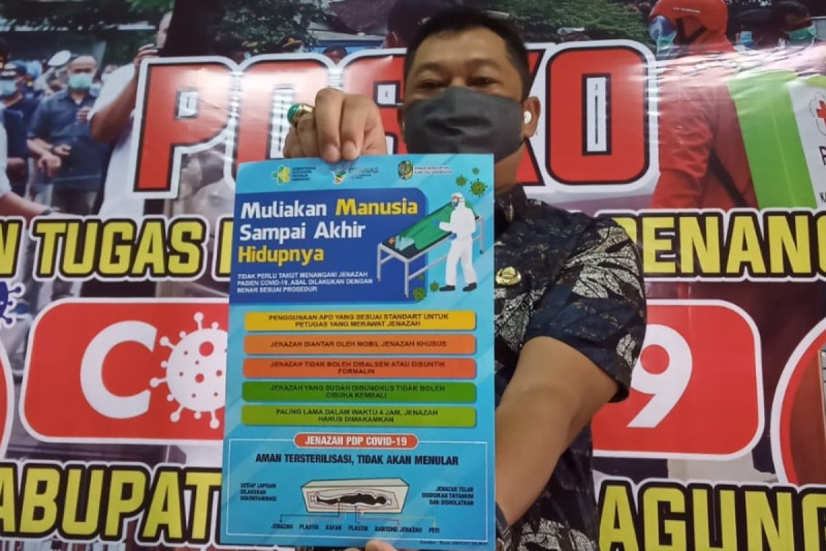 Satgas Tulungagung melarang komersialisasi pemakaman jenazah COVID-19