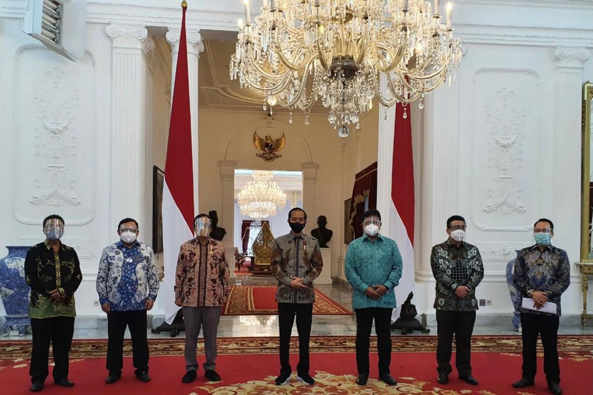 Jokowi bertemu dengan pengurus KAHMI