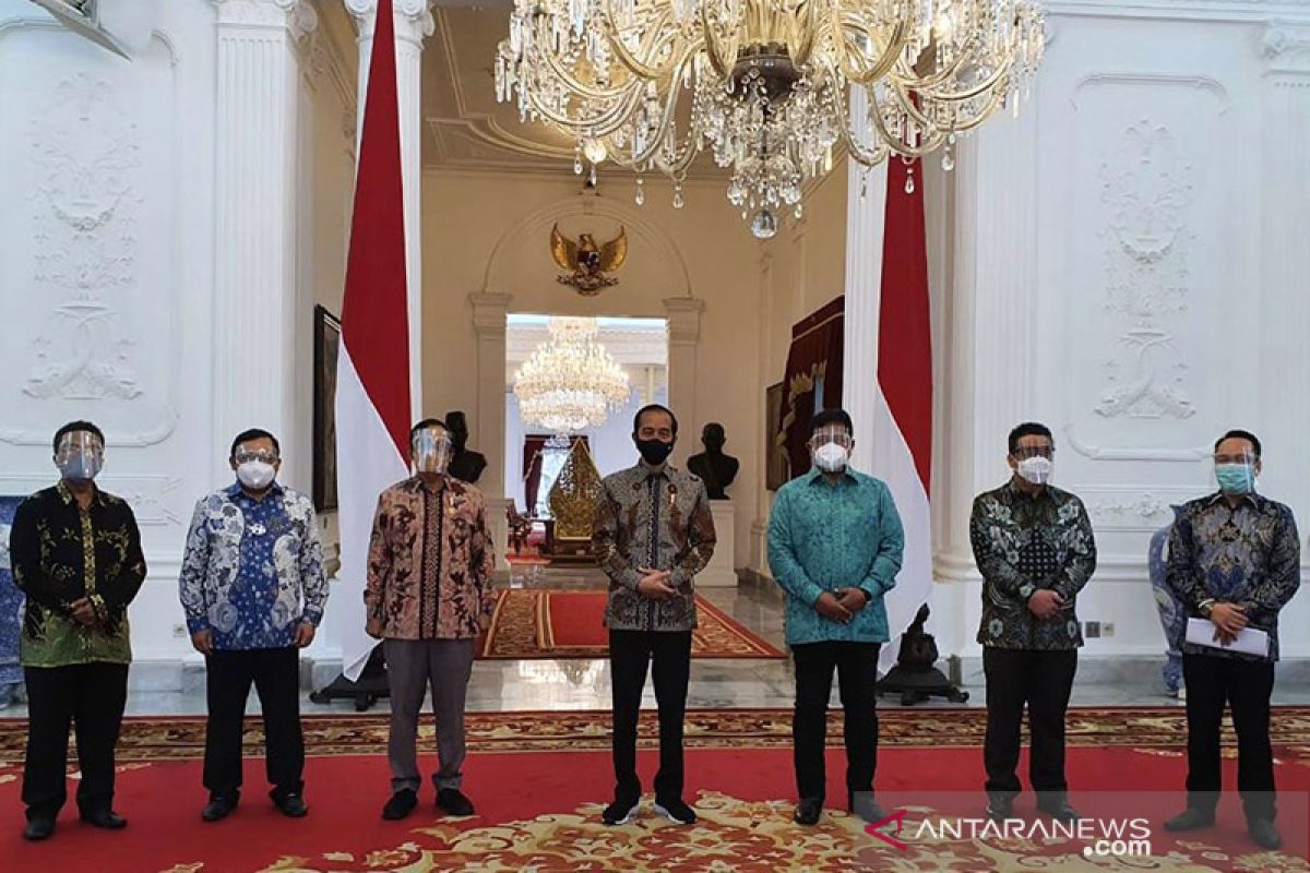 Presiden Jokowi bertemu dengan jajaran pengurus KAHMI