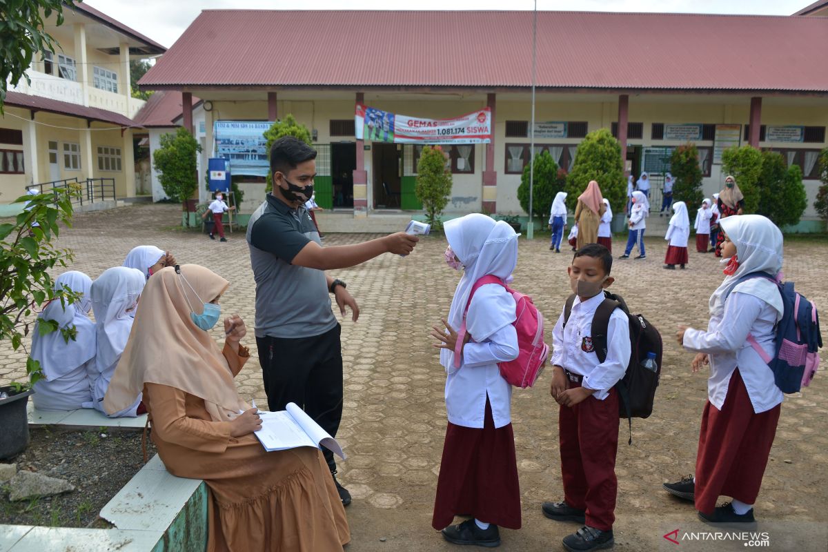 Satgas: Indeks kepatuhan protokol di lingkup pendidikan 85,92 persen