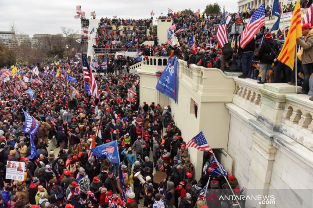 Trump akui bertanggung jawab sebagian atas  kerusuhan Capitol