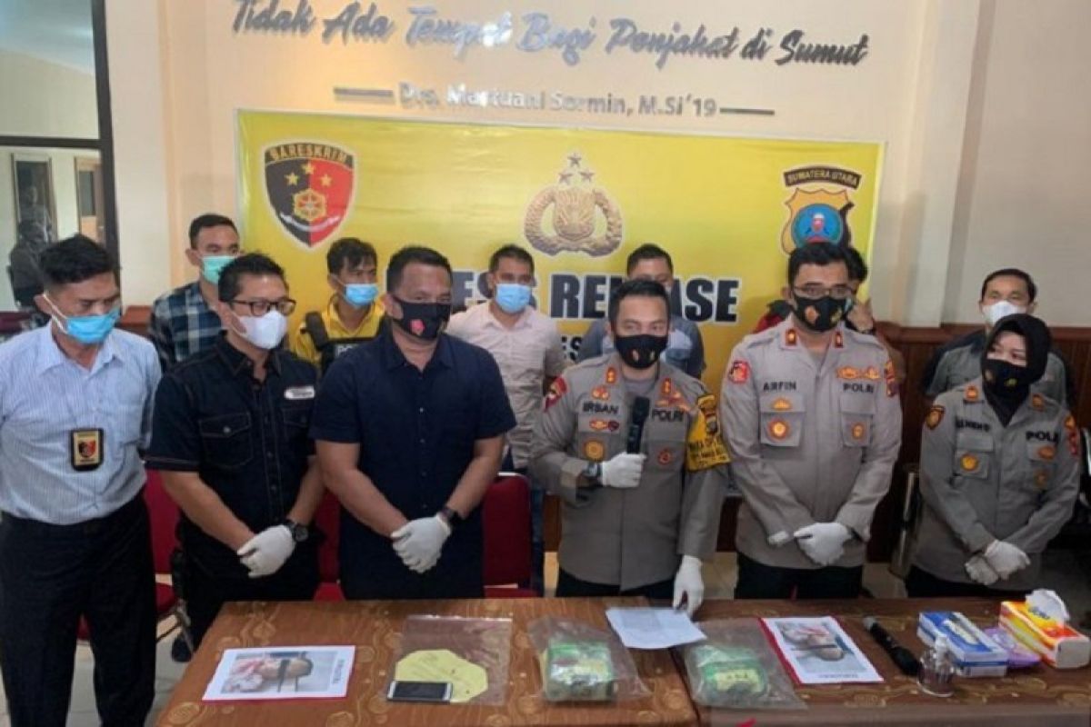 Polisi tangkap empat kurir sabu asal Aceh