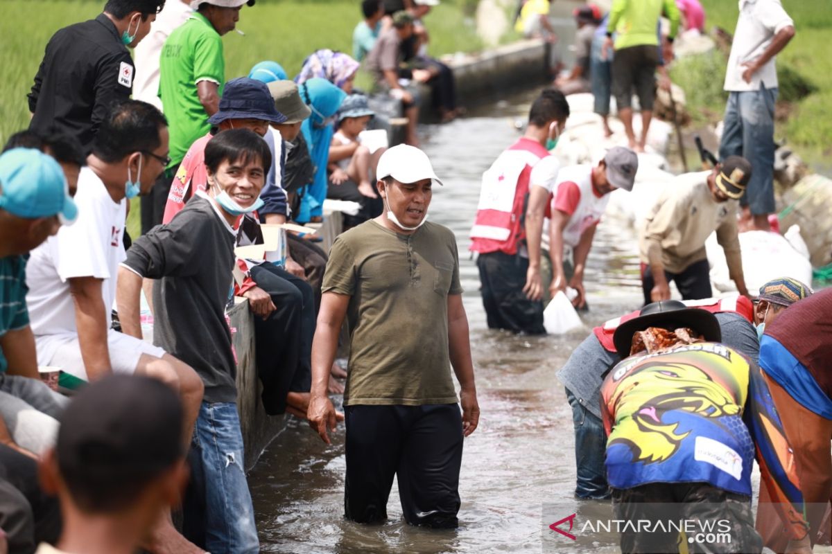 Banjir Kota Solok juga patahkan saluran irigasi induk hingga puluhan hektare sawah terancam kekurangan air