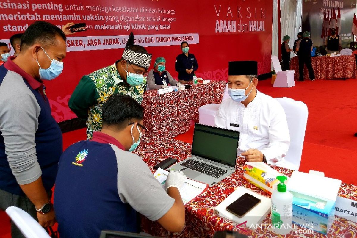 Membangun kepercayaan masyarakat Kalteng melalui pencanangan vaksinasi COVID-19