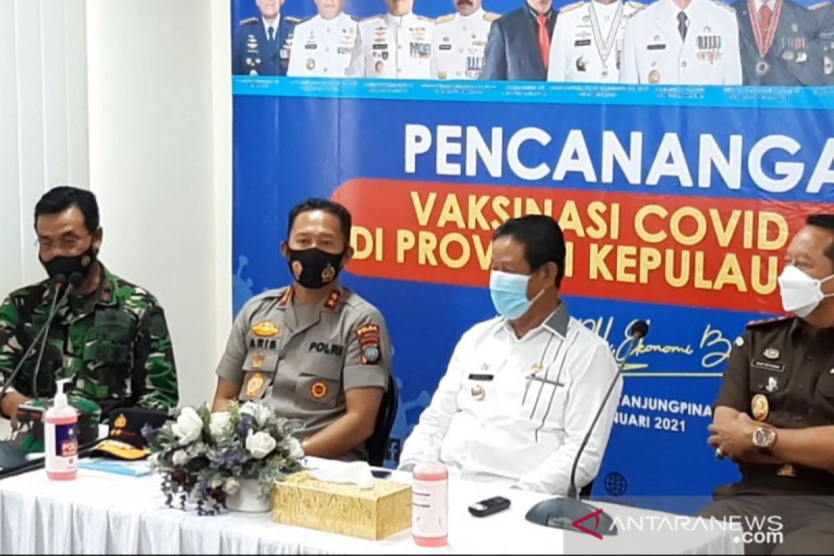 Usai divaksin, Danlatamal hingga Kajati Kepri sebut tak ada keluhan