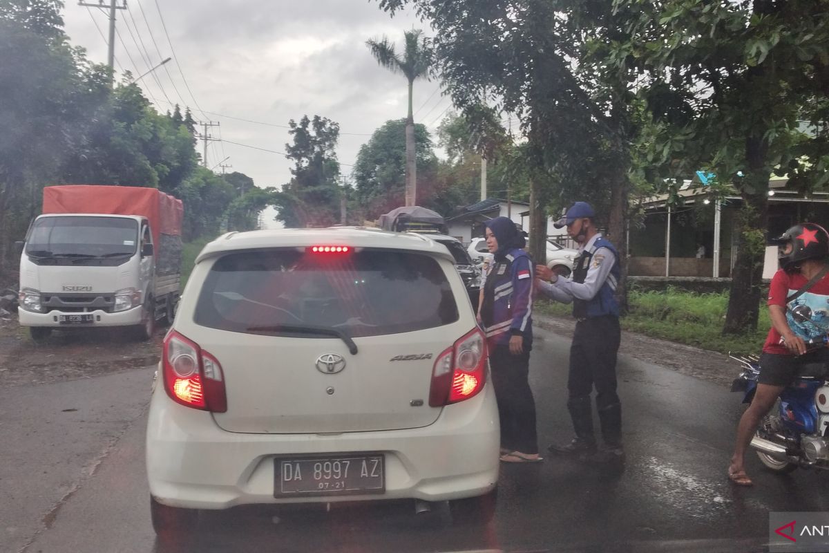 Ruas jalan Pelaihari-Banjarmasin ditutup sementara akibat Jembatan Pabahanan longsor