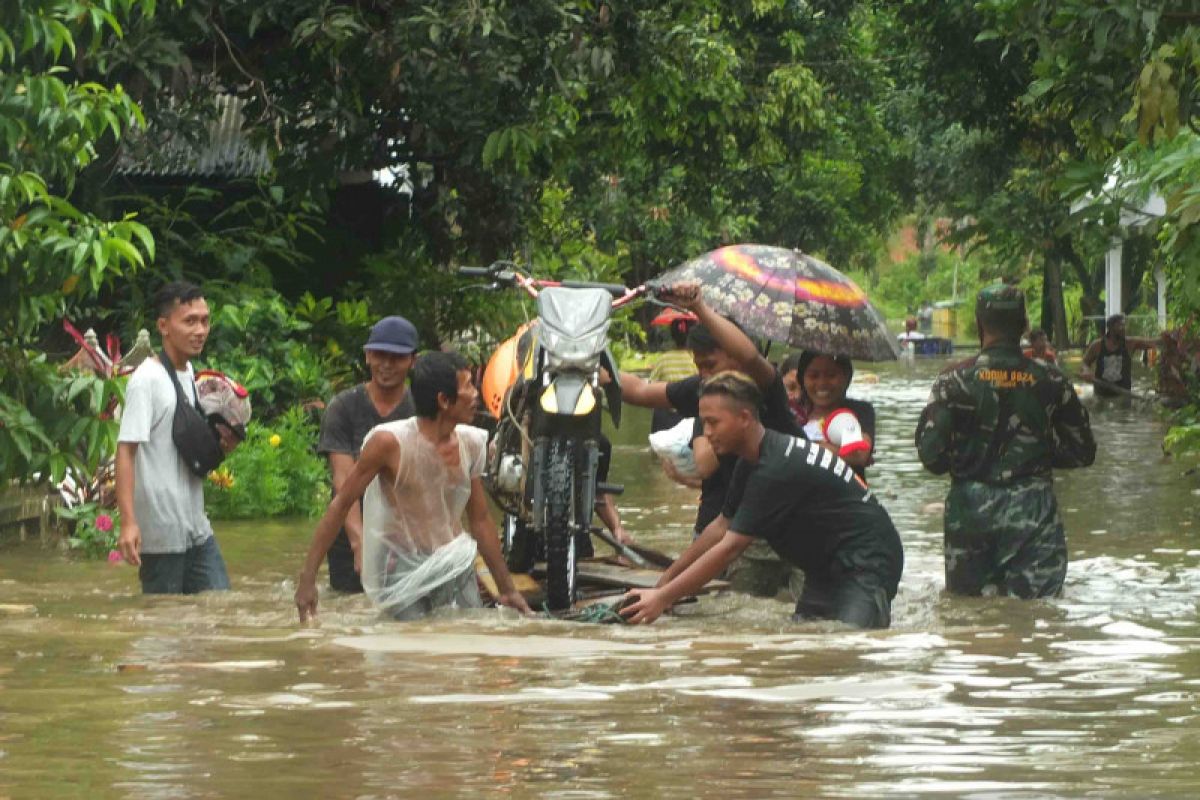 Seribu Rumah di Desa Wono Asri Jember Terendam Banjir