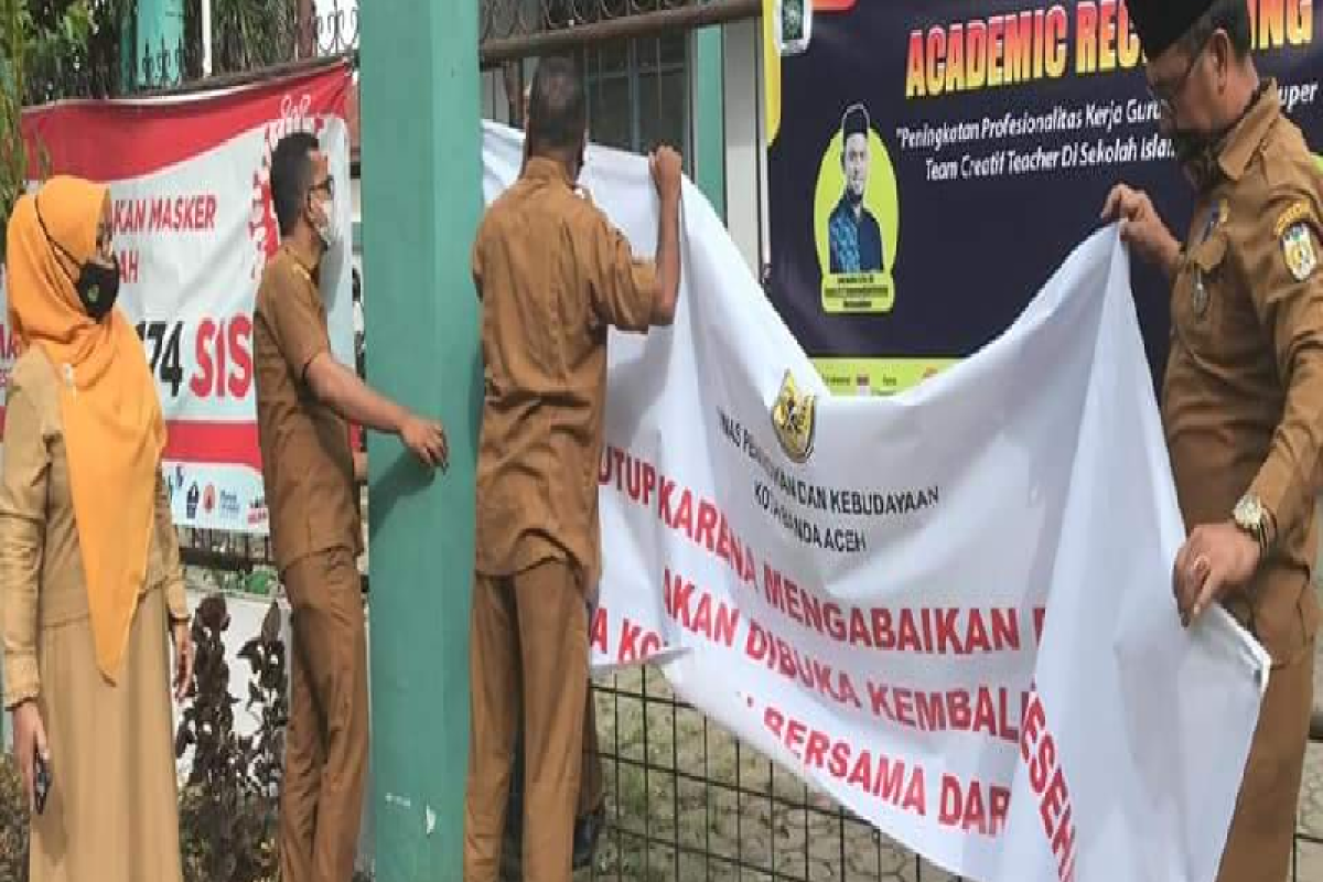 Sekolah di Aceh yang ditutup karena abaikan prokes dibuka kembali