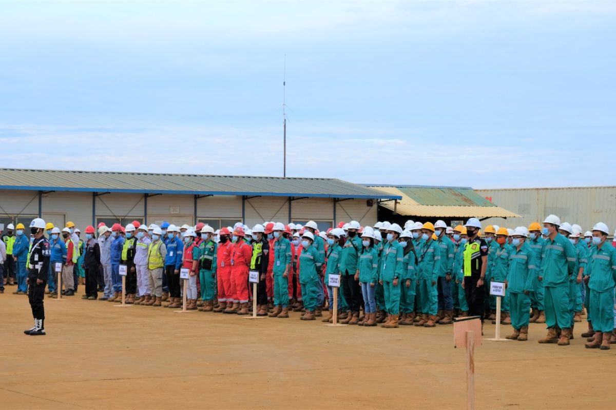 Harita Nickel di Pulau Obi peringati Bulan K3 Nasional di masa pandemi COVID -19