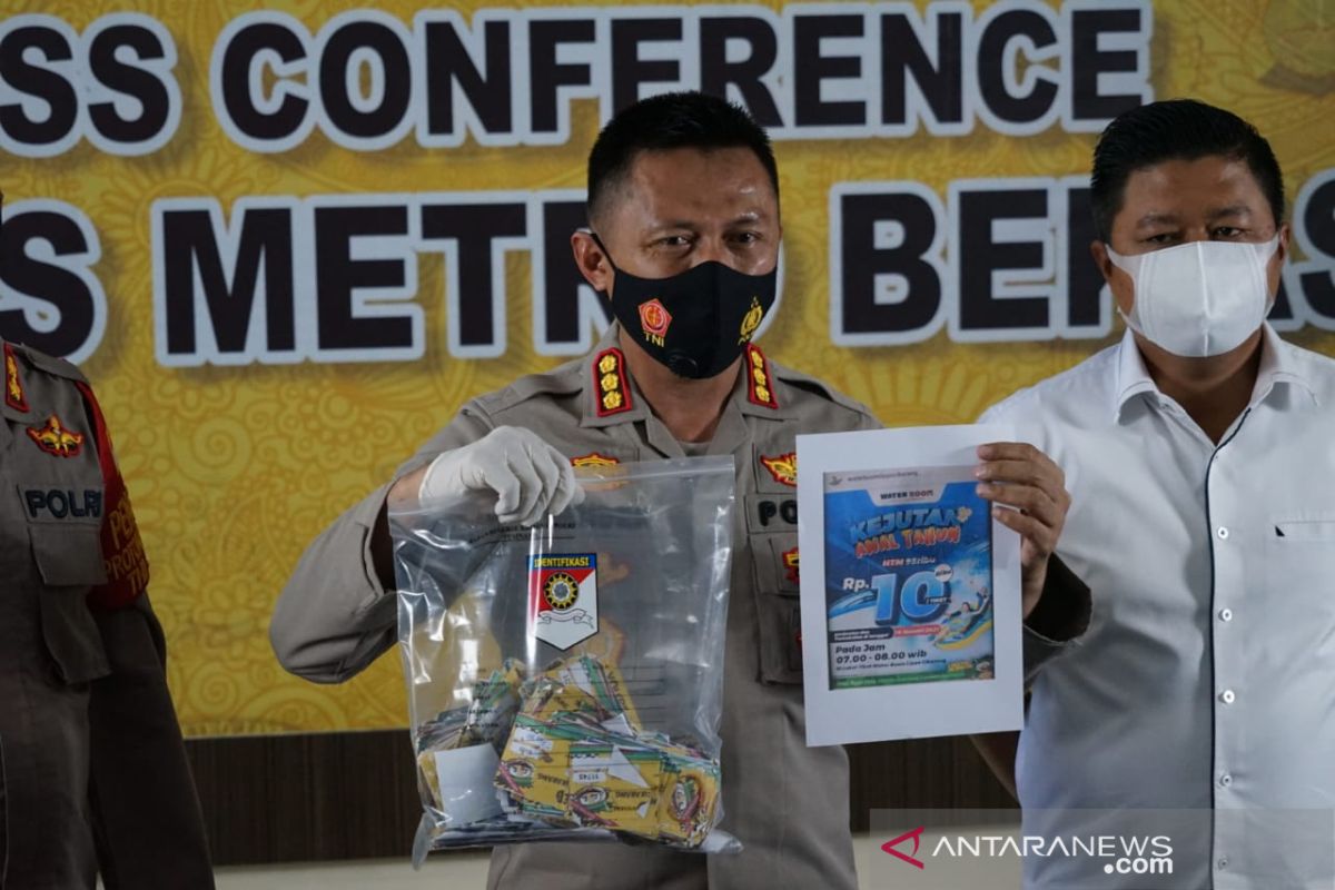 Dua orang akhirnya jadi tersangka pelanggaran protokol kesehatan di Waterboom Lippo Cikarang