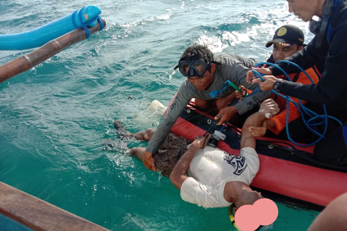 Sempat dinyatakan hilang saat memancing di perairan Jerowaru, mayatnya ditemukan di bawah jerigen