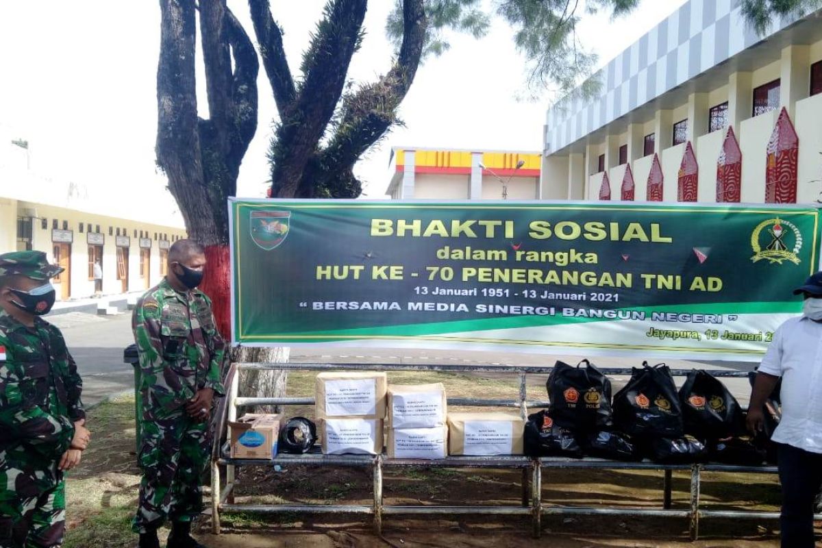Pendam XVII/Cenderawasih gelar syukuran HUT Penerangan TNI AD