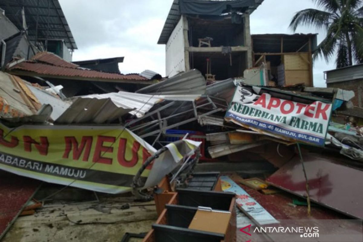 BPBD Sulbar sebut sudah 27 orang meninggal akibat gempa bumi