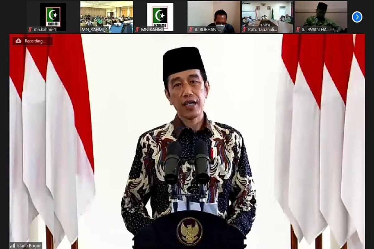 Presiden Jokowi jelaskan kader KAHMI hadir di berbagai bidang