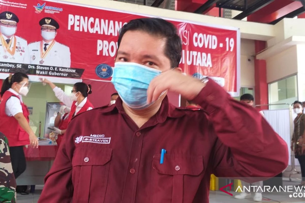 Delapan pejabat publik Sulut tidak divaksin karena kondisi medis