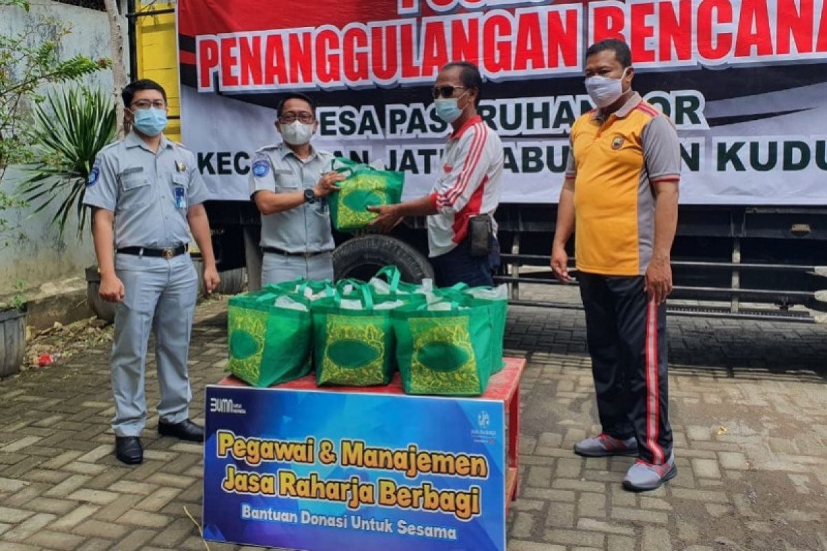 Jasa Raharja Pati bayar santunan laka lantas Rp55,74 miliar