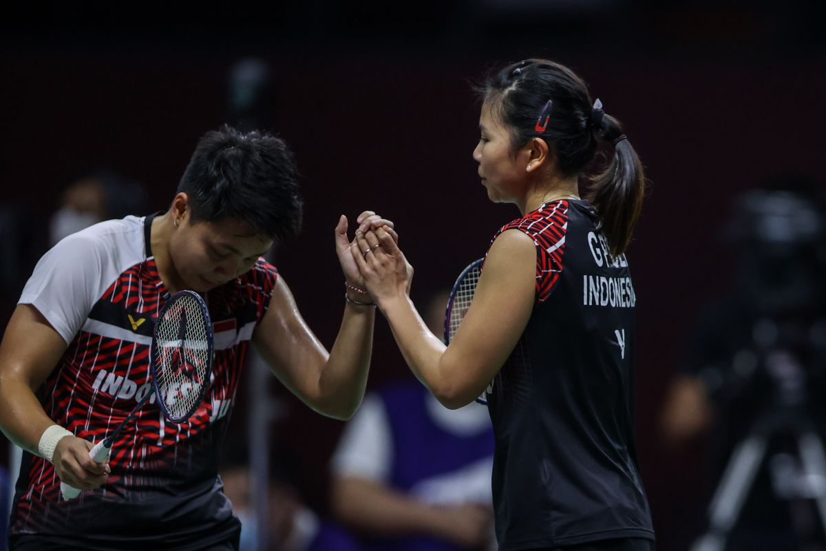 Ganda Greysia/Apriyani emosional masuk final Thailand Open