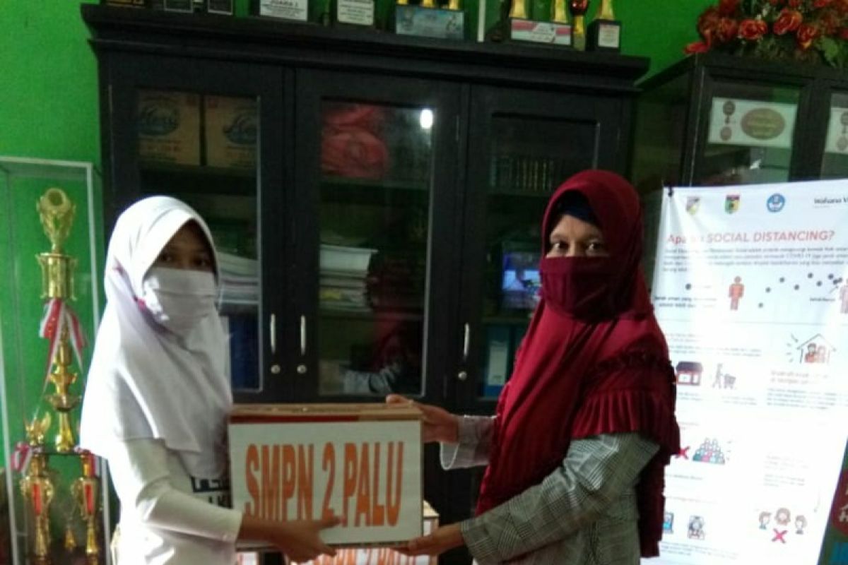 SMP Negeri 2 Palu galang bantuan untuk korban gempa di Sulbar