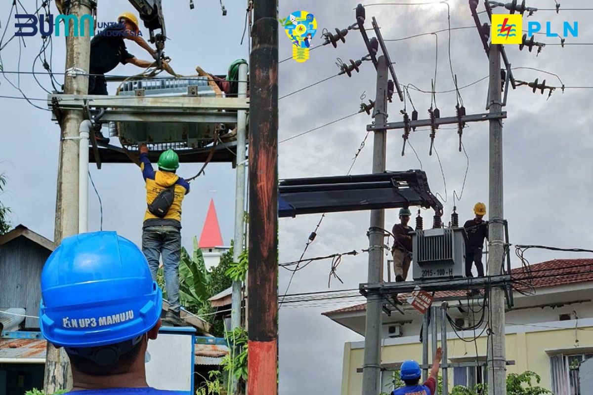 PLN Sulselrabar : 58 persen listrik padam di Sulbar kembali pulih