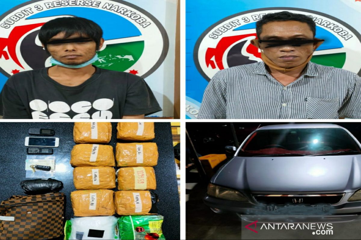 Polisi gagalkan peredaran 11 kilogram sabu-sabu