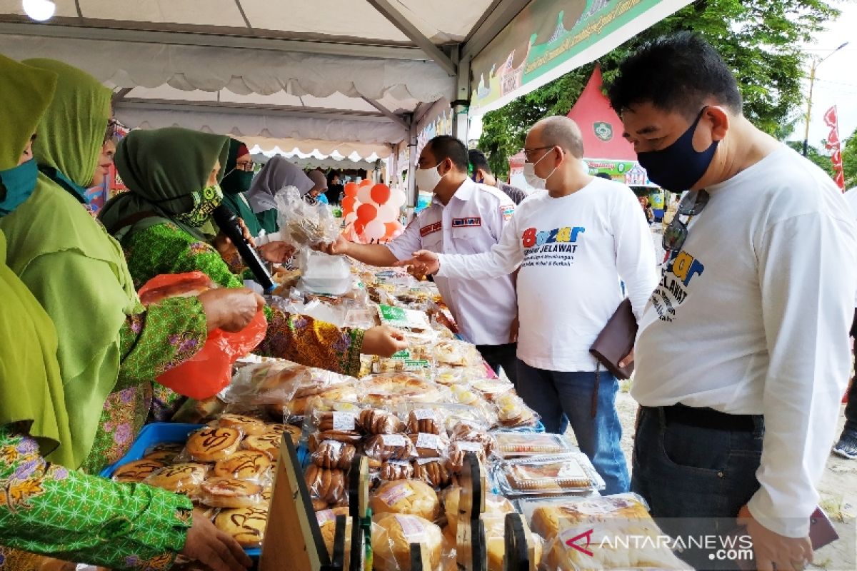 Bazar UMKM Kotim langsung disambut antusias