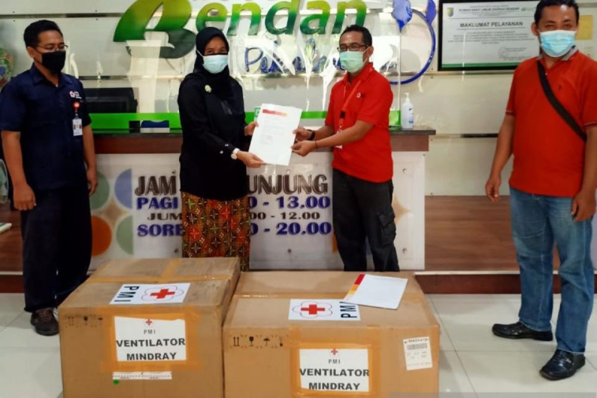 PMI Jateng distribusikan ventilator ke sejumlah rumah sakit rujukan