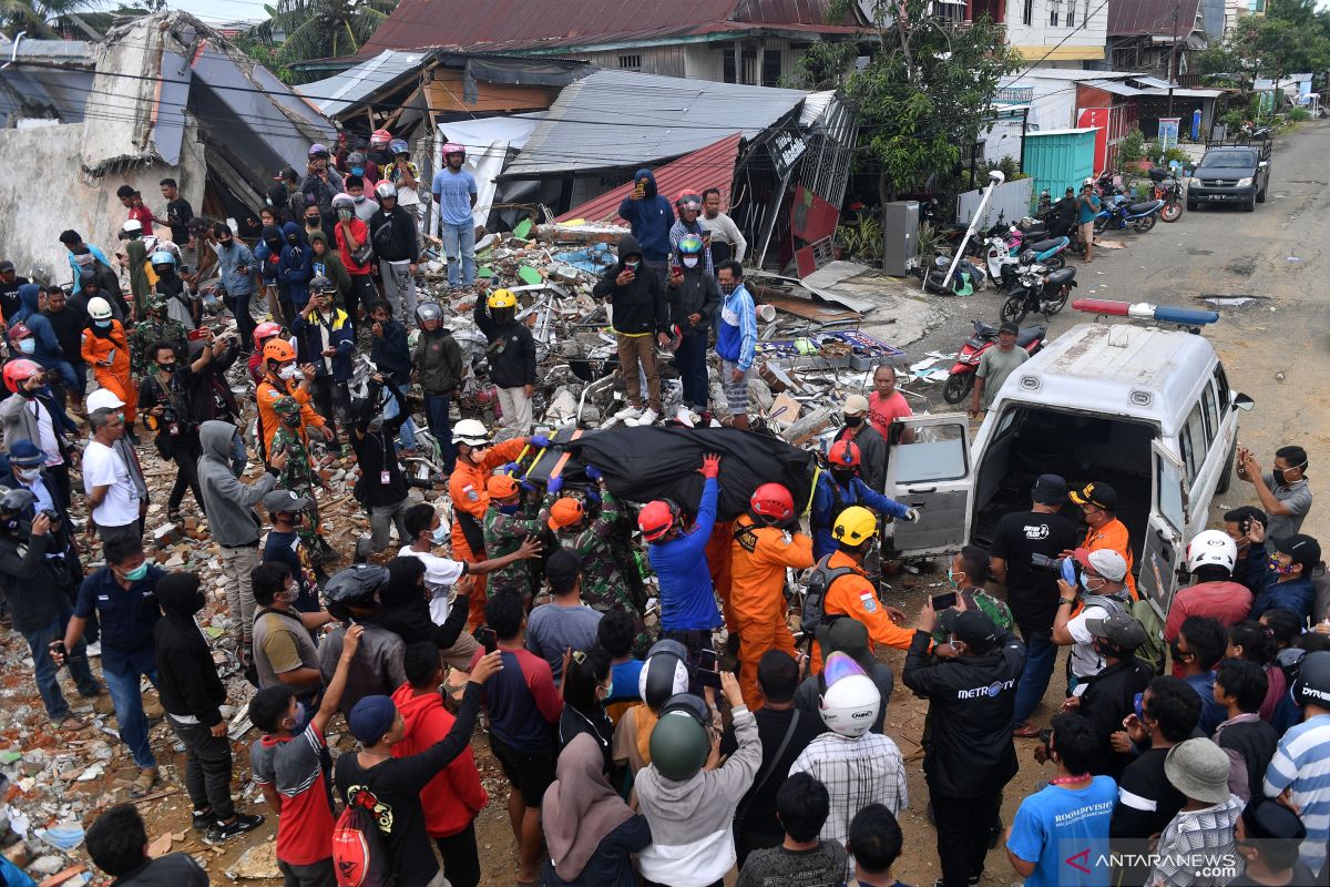 Korban meninggal dunia akibat gempa Sulbar sebanyak 46 jiwa