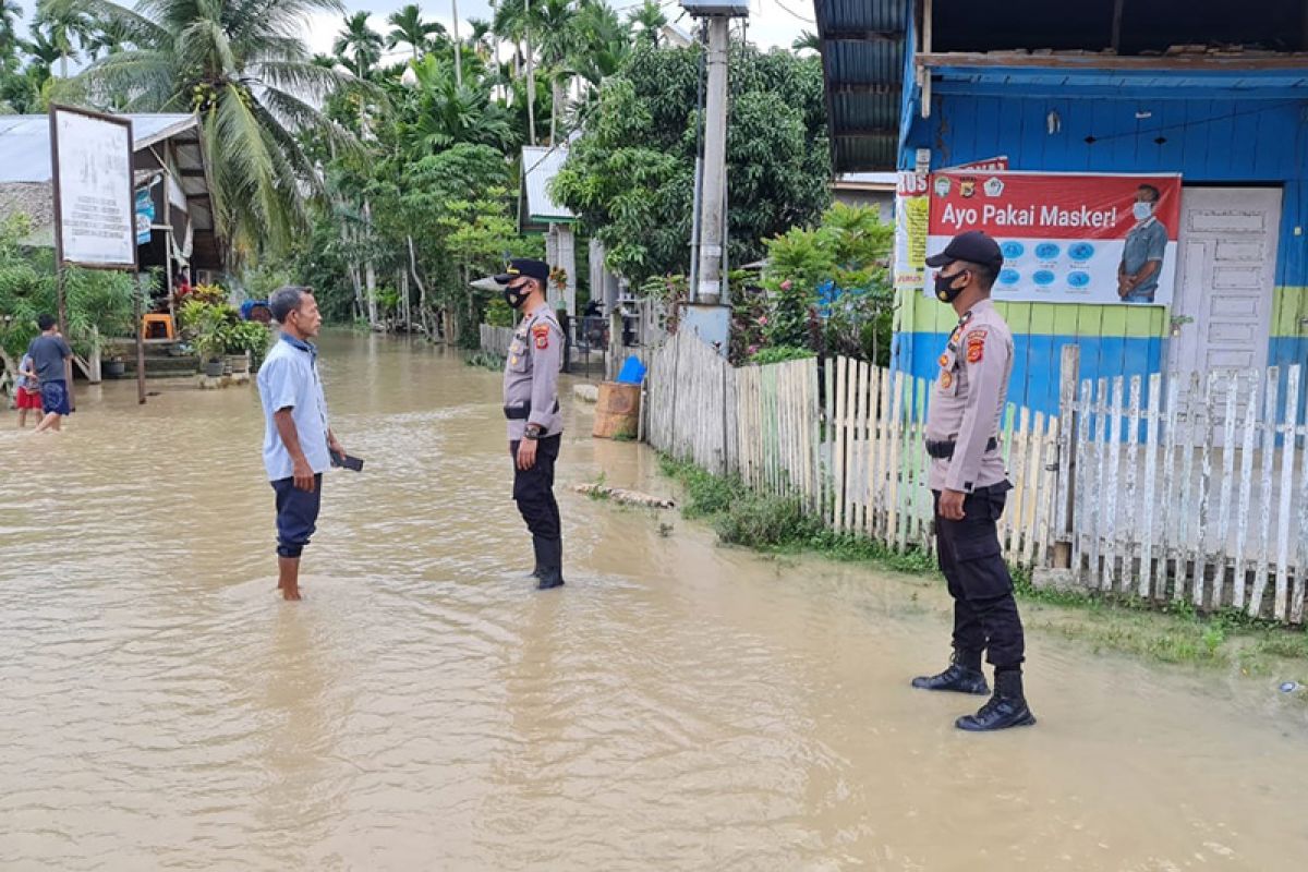 Krueng Keureutoe meluap, empat desa di Aceh Utara tergenang