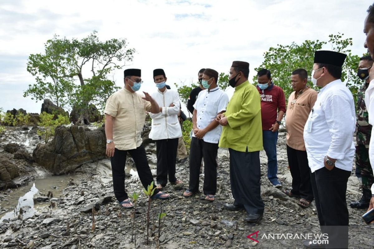 Gubernur Babel tinjau pengelolaan 25 hektare mangrove Batu Betumpang